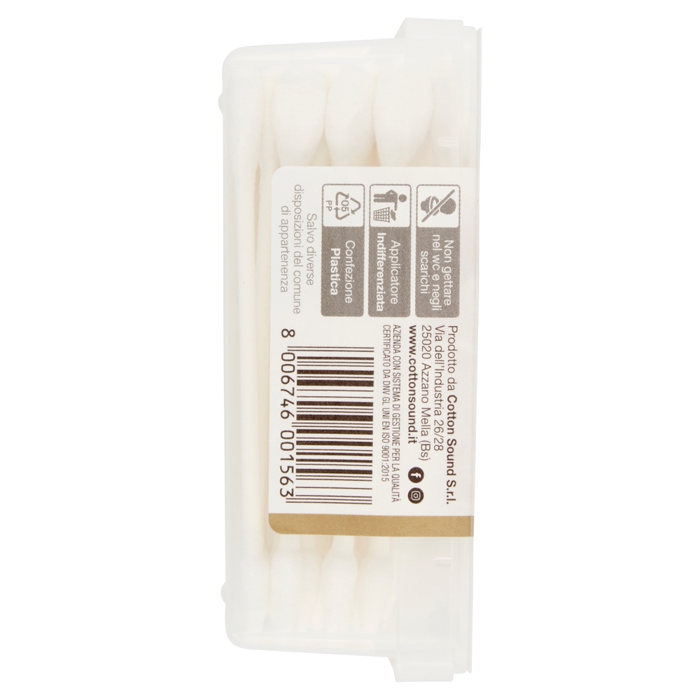 Cotton Sound Make-Up Applicatori Cosmetici Biodegradabili 80 pz